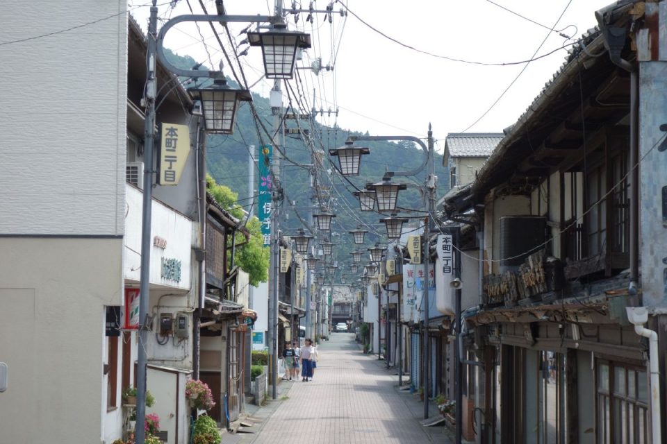 Seitenstrasse in Ōzu