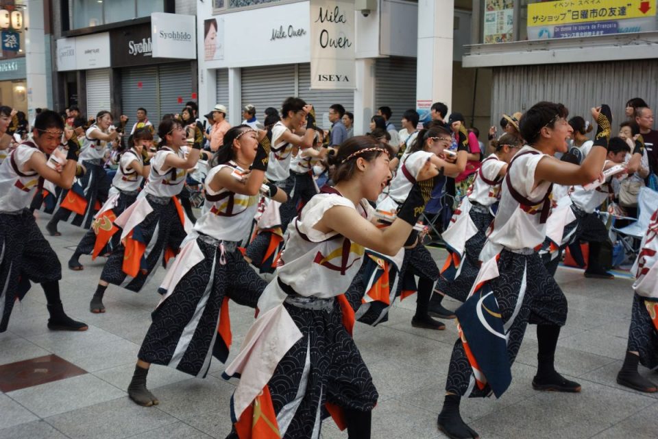 Yosakai Tanzgruppe in der Parade #45