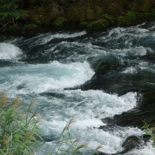 Die Strömungen des Daiya-Flusses